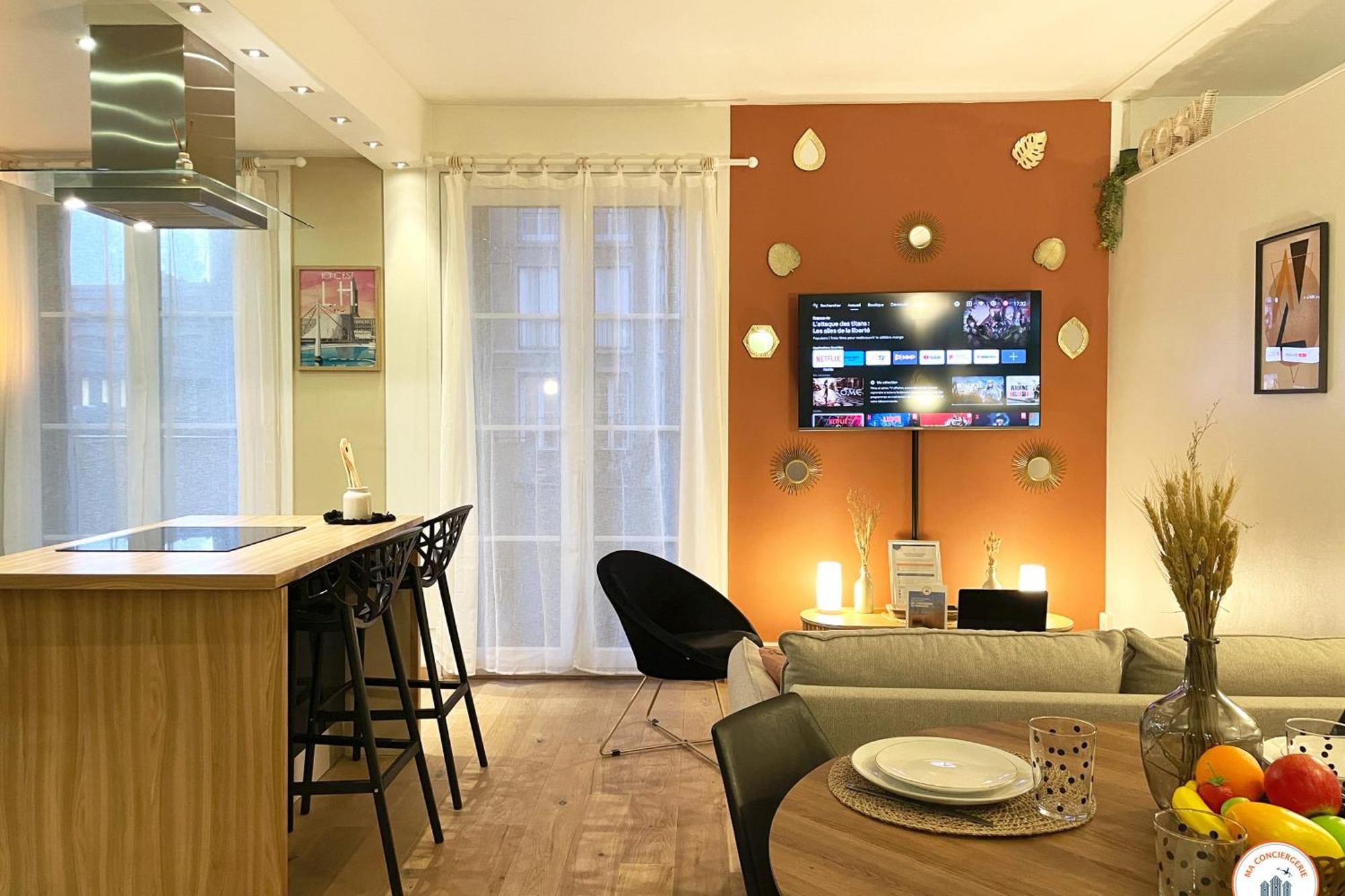 Bienvenue Au Chillou - Parking - Terrasse Lejlighed Le Havre Eksteriør billede